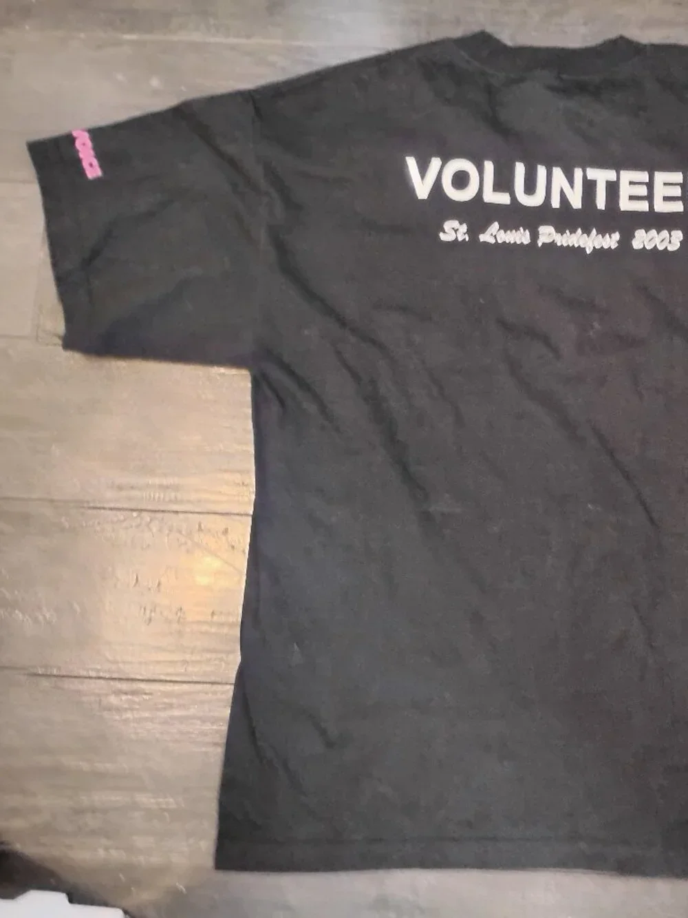 Vintage Queer As Folk St. Louis Pridefest Volunteer T-Shirt